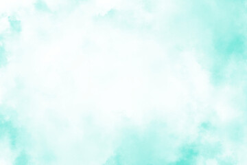 Teal Transparent Smoke Overlay 