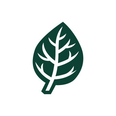 Leaf Green Icon Logo Vector Illustration 