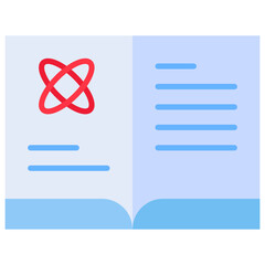 Obraz premium Book, education, knowledge, open book Icon