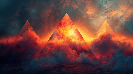 Dynamic Geometric Spectra of Futuristic Dimensions，A Lively Universe of Color Blocks in Transformation, Fusion, and Rebirth under Pulsating Lights ，Visionary Passage into Future Dimensions
