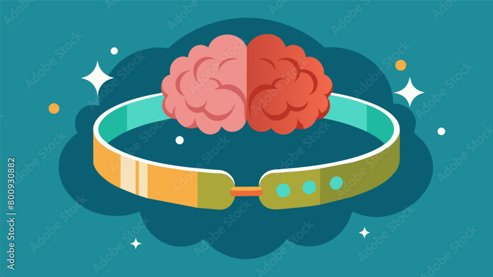 Poster a fashionable headband that targets specific brain regions to alleviate symptoms of ocd and reduce t