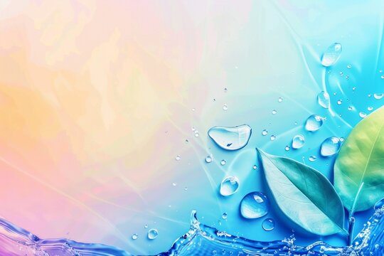 abstract background for Water Saving Week