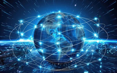 Embracing the Global Spherem, Worldwide Connections, Encircling the Globe with Communication