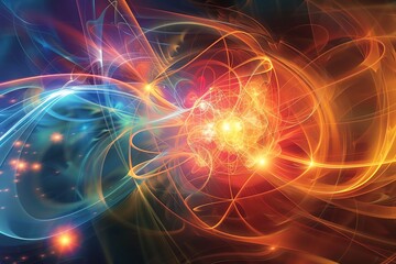 Fototapeta premium photon interactions, interacting photons