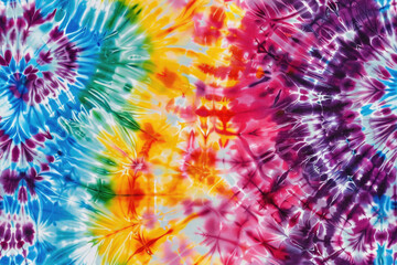 Seamless Pattern of tie-dye fabric