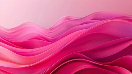 Obraz premium Hot Pink High-Resolution Vector Design in Sleek Minimal Wave Style.