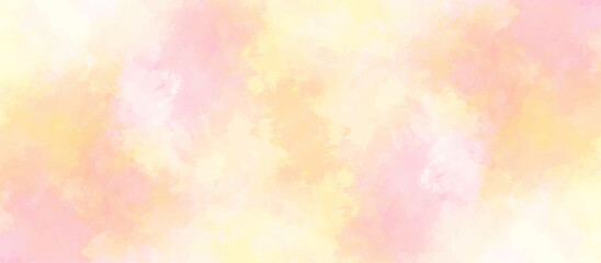 abstract watercolor background .watercolor background with pink and yellow color. Fantasy light red, pink shades watercolor background. subtle watercolor pink yellow gradient illustration. 