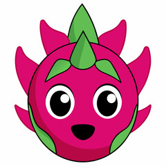 Dragon Fruit vector art illustration (5)