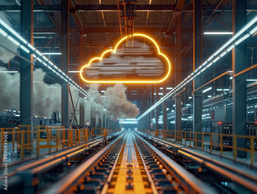 Poster cloud computing applications in automotive manufacturing help engineers optimize assembly lines usin