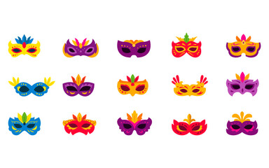 Set of Mask Carnival