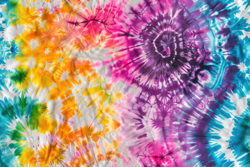 Seamless Pattern of tie-dye fabric