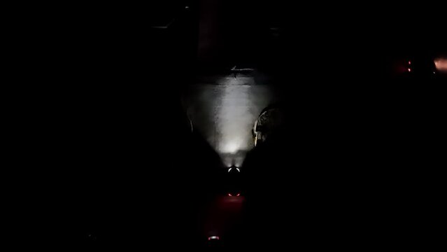 small town during blackout power outage