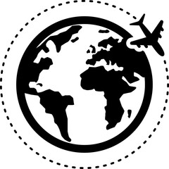 Globe earth icon