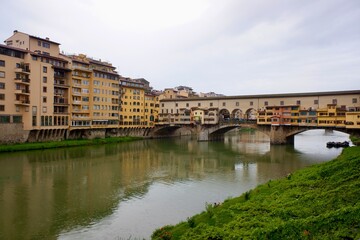 Cityscape of Firenze and the Arno river, Italy 