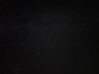 starry night sky angled astrophotography space