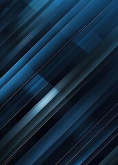 Obraz premium Dynamic Abstract Dark Blue Background with Geometric Patterns and High Contrast