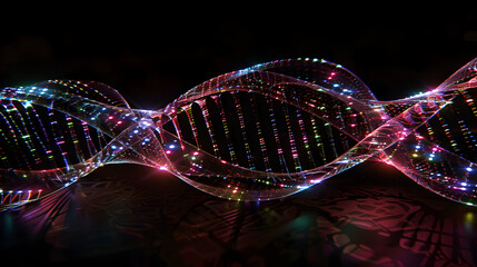 Hologram of DNA Strand


