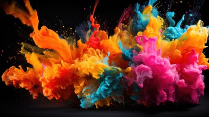 Vibrant Explosion of Color