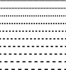 illustration of vector doted lines