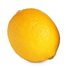 Fresh lemon isolated on white. Citrus fruit