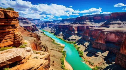 Breathtaking Aerial View of Majestic Grand Canyon Landscape