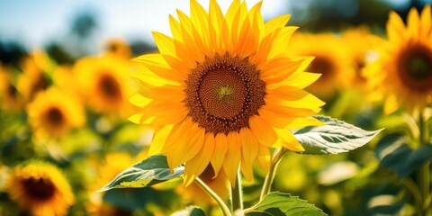 Vibrant Sunflower Bloom