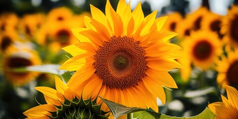 Vibrant Sunflower Bloom