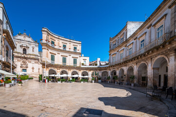 Fototapeta premium view of Martina Franca, Puglia, Italy