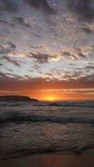 Fototapeta na wymiar Sunrise at Bondi Beach Australia Sydney