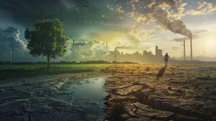 Abandoned Coastal Line as Seas Encroach, Urgent Call for Climate Action, Perfect for Environmental Studies