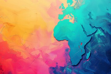 abstract background for Africa Day