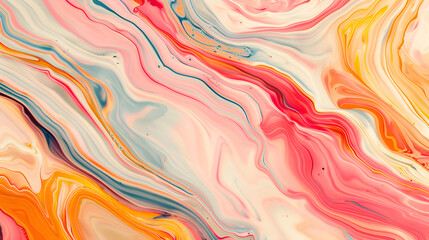 Fluid art texture, Pink background with abstract waves effect. Liquid alcohol ink picture with flows and lines,abstract fractal background with texture and light,Marble texture background
