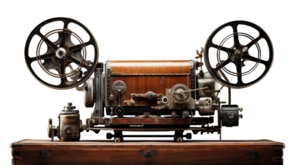 A futuristic machine, adorned with intricate details, rests peacefully atop a wooden table