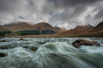 River Etive, Glen Etive, Highlands, Scotland.