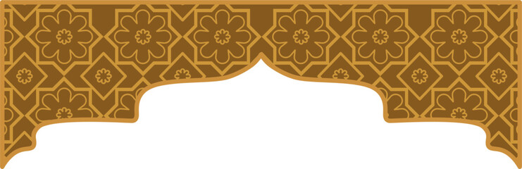 Islamic Frame with Pattern