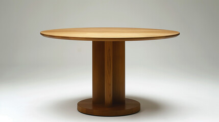 table isolated on white