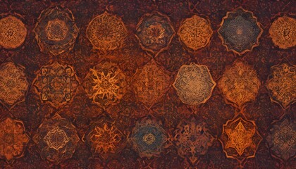 Moroccan Inspired Seamless Pattern With Intricate Upscaled 4