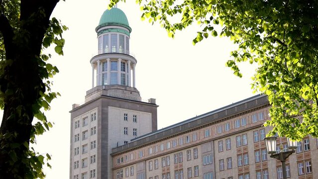 the frankfurter tor buildings in berlin germany 4k 25fps video