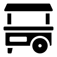 food cart icon illustration