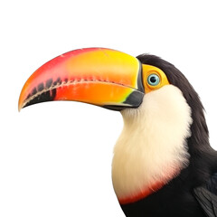 Obraz premium toucan bird looking isolated on white