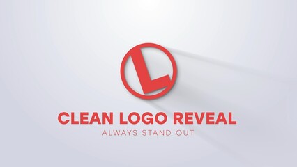 Corporate Business Clean Light Logo Reveal
