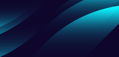 Dark blue abstract background with shiny blue elements. Elegant shapes. Modern design. Suit for banner, website, brochure, poster, desktop, flyer, cover, backdrop. Vector illustration