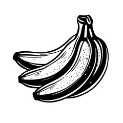 Banana Line Drawing