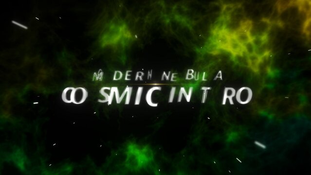 Modern Sci-Fi Cosmic Title Intro