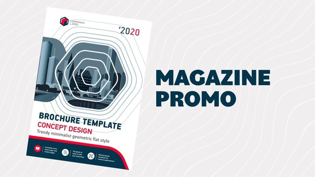 Modern Magazine Promo Business Announcement