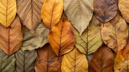 Vivid Display of Gradually Changing Autumn Leaves