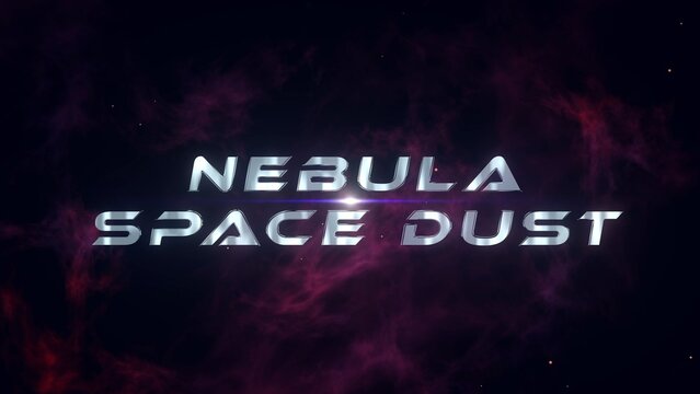 Modern Sci-Fi Nebula Title Intro
