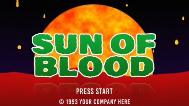 8 Bit Retro Cartoon Title Intro