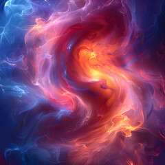 abstract fractal background with space