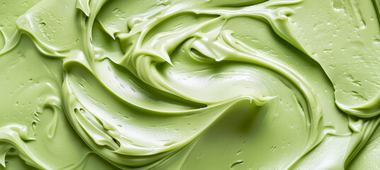 Close-Up of Creamy Pistachio Green Color Background